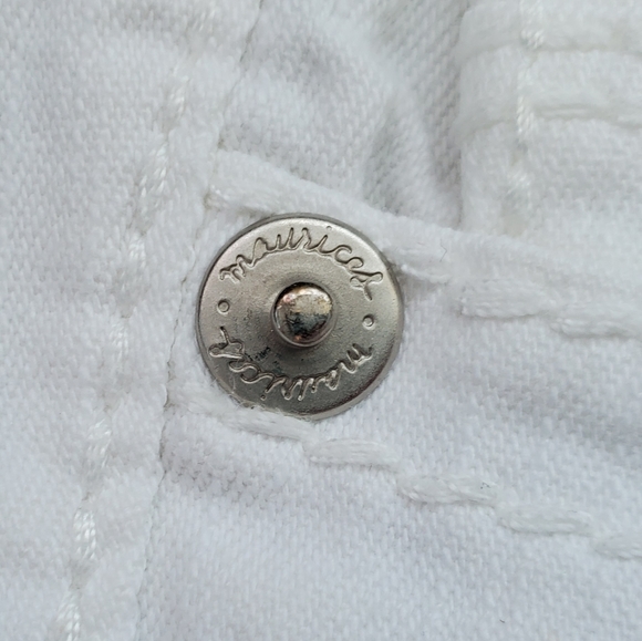 Maurice's White Shorts Size 7 / 8 - Picture 7 of 8